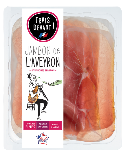 Jambon cru - 10 tranches